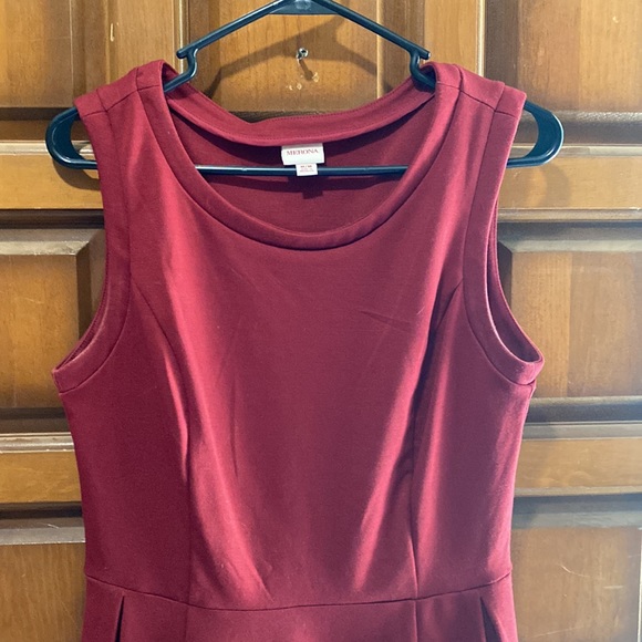 Autumn red dress by Merona - Picture 3 of 5